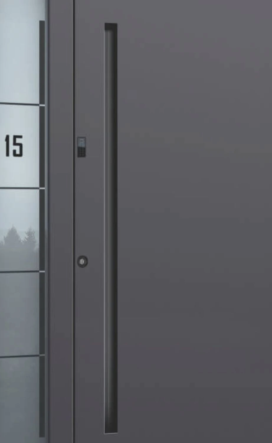 Griffmulde, flächenbündig