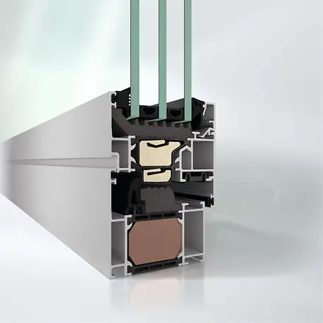 Schüco AWS 75.SI+ – 75 mm Bauteiltiefe, hochwärmegedämmt