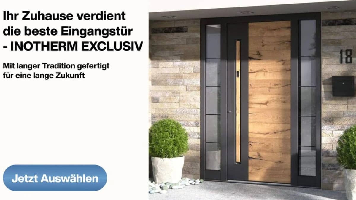 Inotherm EXCLUSIV Haustüren – Premium-Design