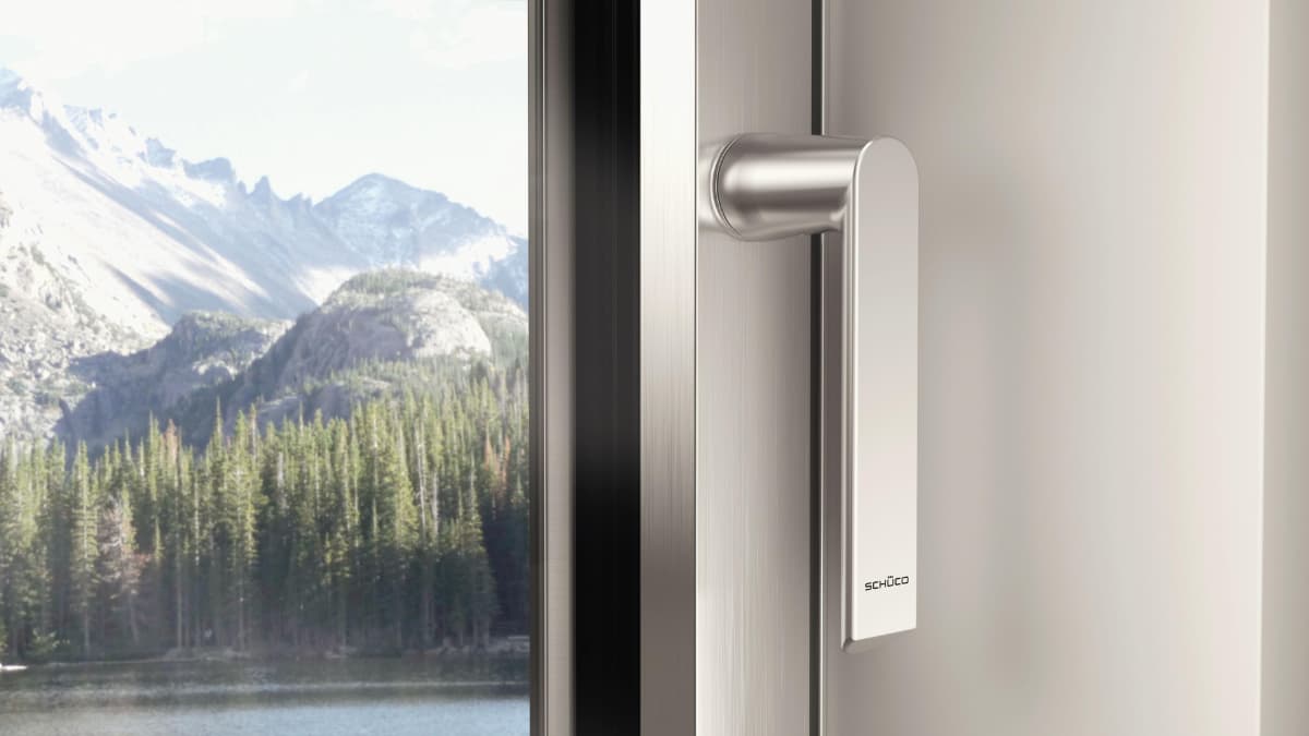 Schüco Aluminium-Fenster Profil AWS in Anthrazit