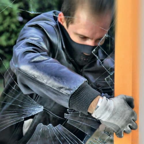 Detailaufnahme Verbundsicherheitsglas mit PVB-Folie und ESG-Scheibe