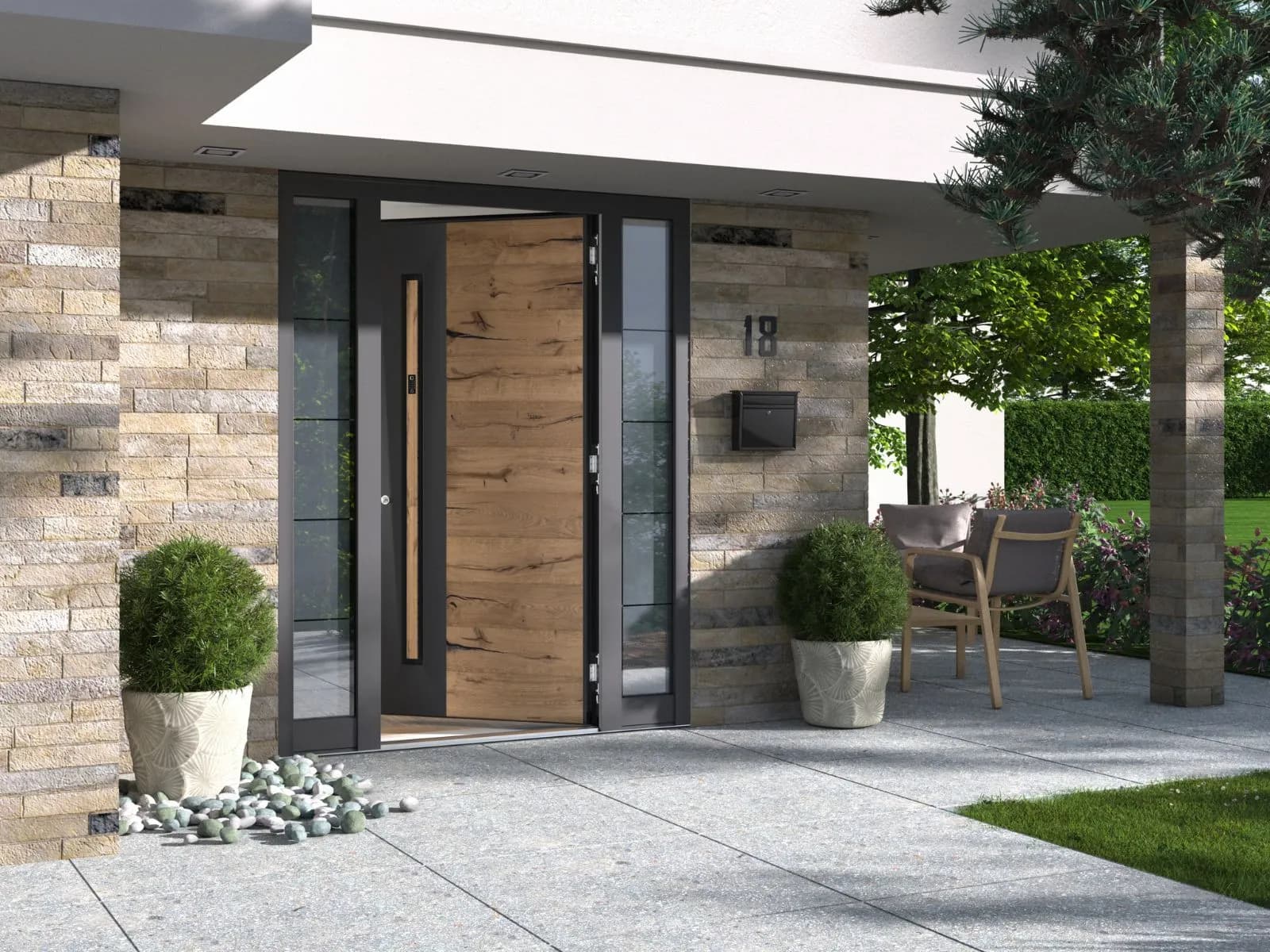 Inotherm Aluminium-Haustür – Referenzprojekt in Düren